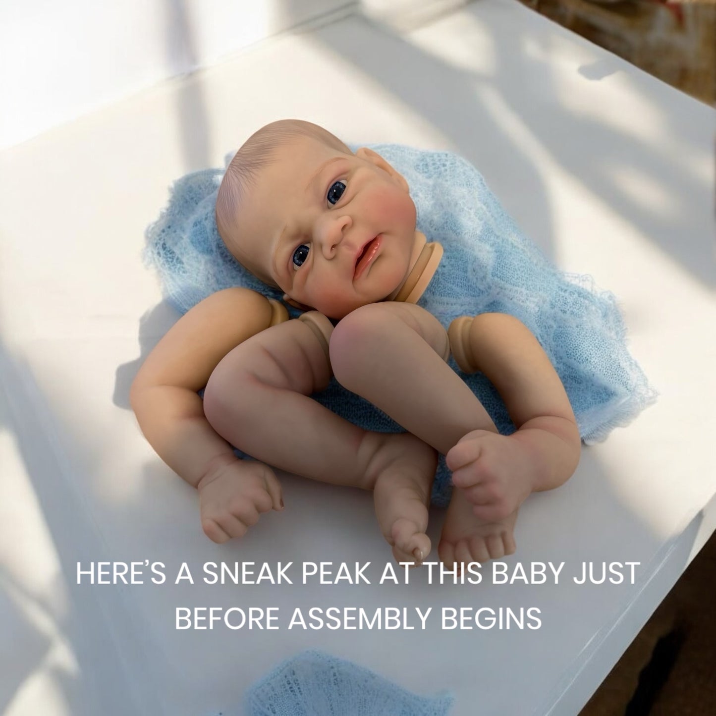 Eli reborn doll work in progress