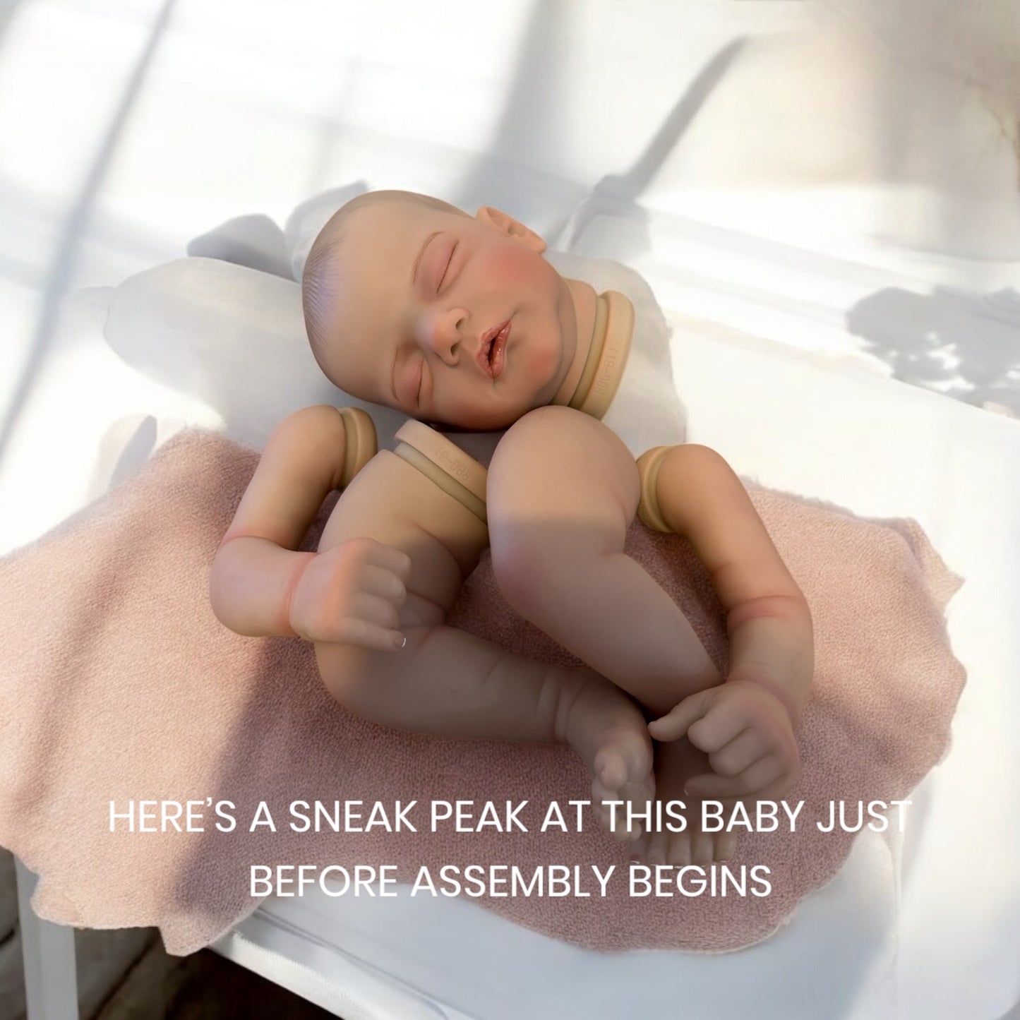 Sunny reborn doll work in progress