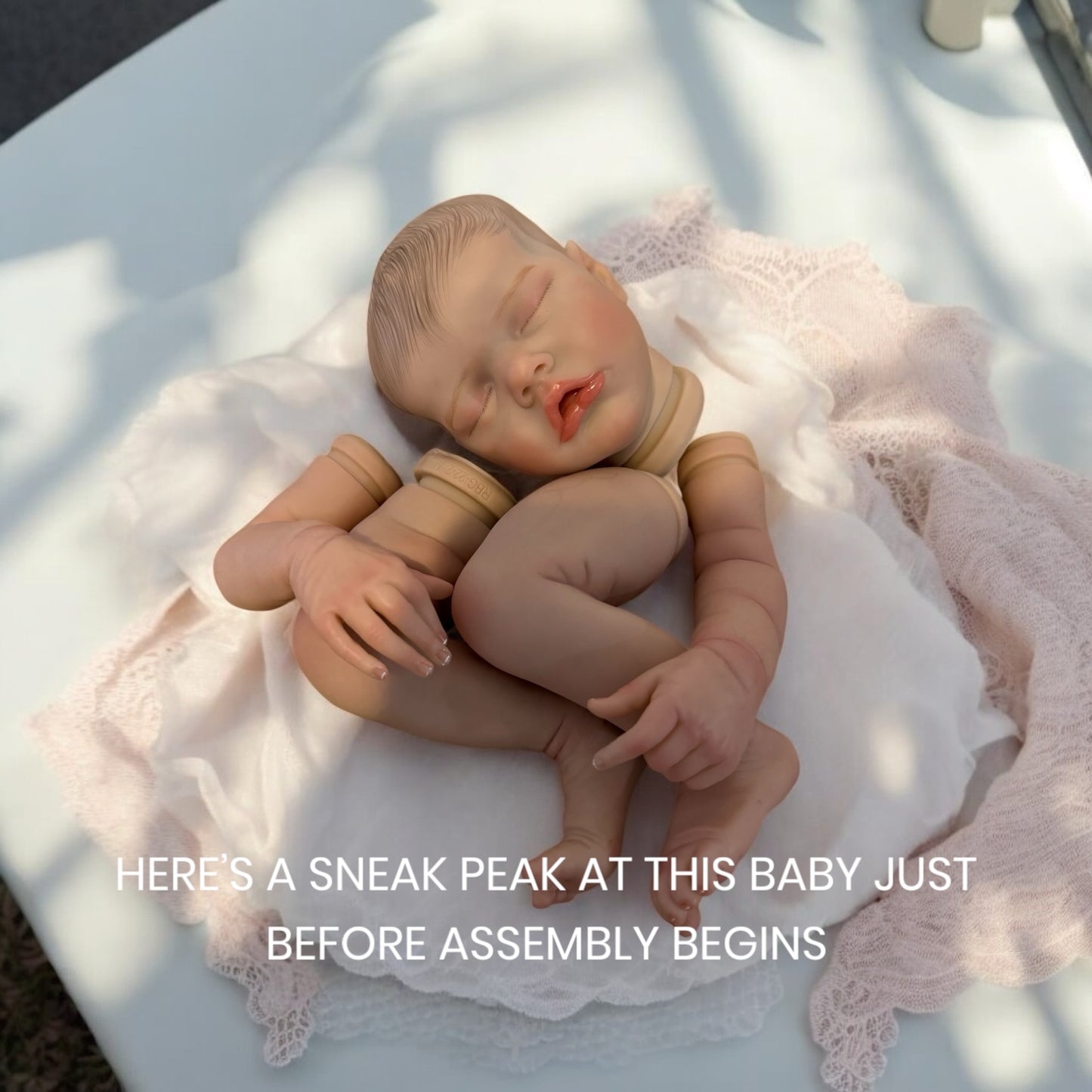 Tia reborn doll work in progress