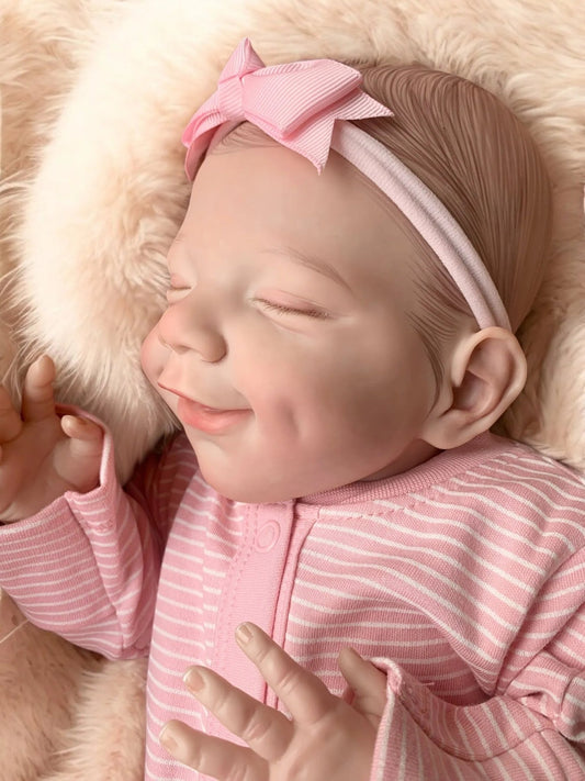 Amber Closed Eyed Reborn Doll - Ivy Reborns