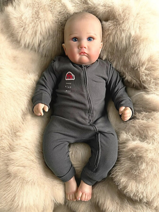 Caleb Open Eyed Toddler Reborn Doll - Ivy Reborns