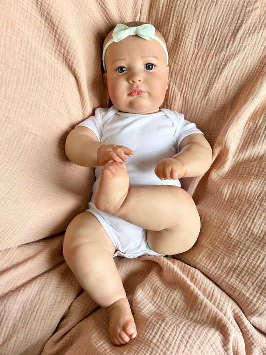 Joy Open Eyed Toddler Reborn Doll - Ivy Reborns