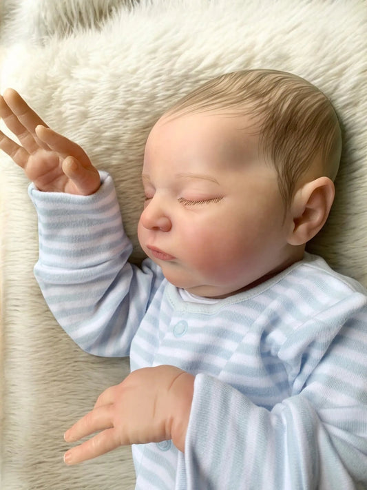Liam Closed Eyes Reborn Doll - Ivy Reborns
