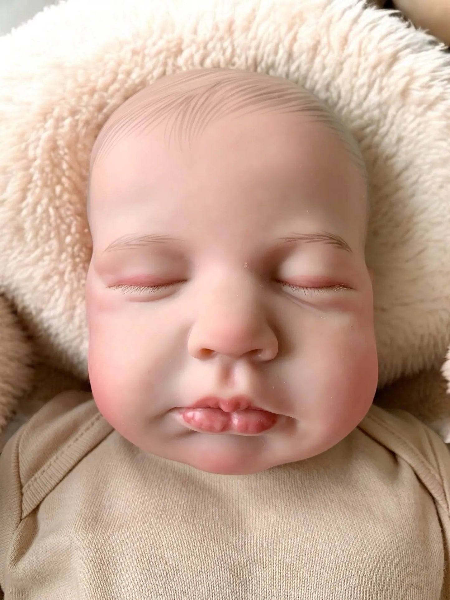 Louis Closed Eyed Reborn Doll - Ivy Reborns
