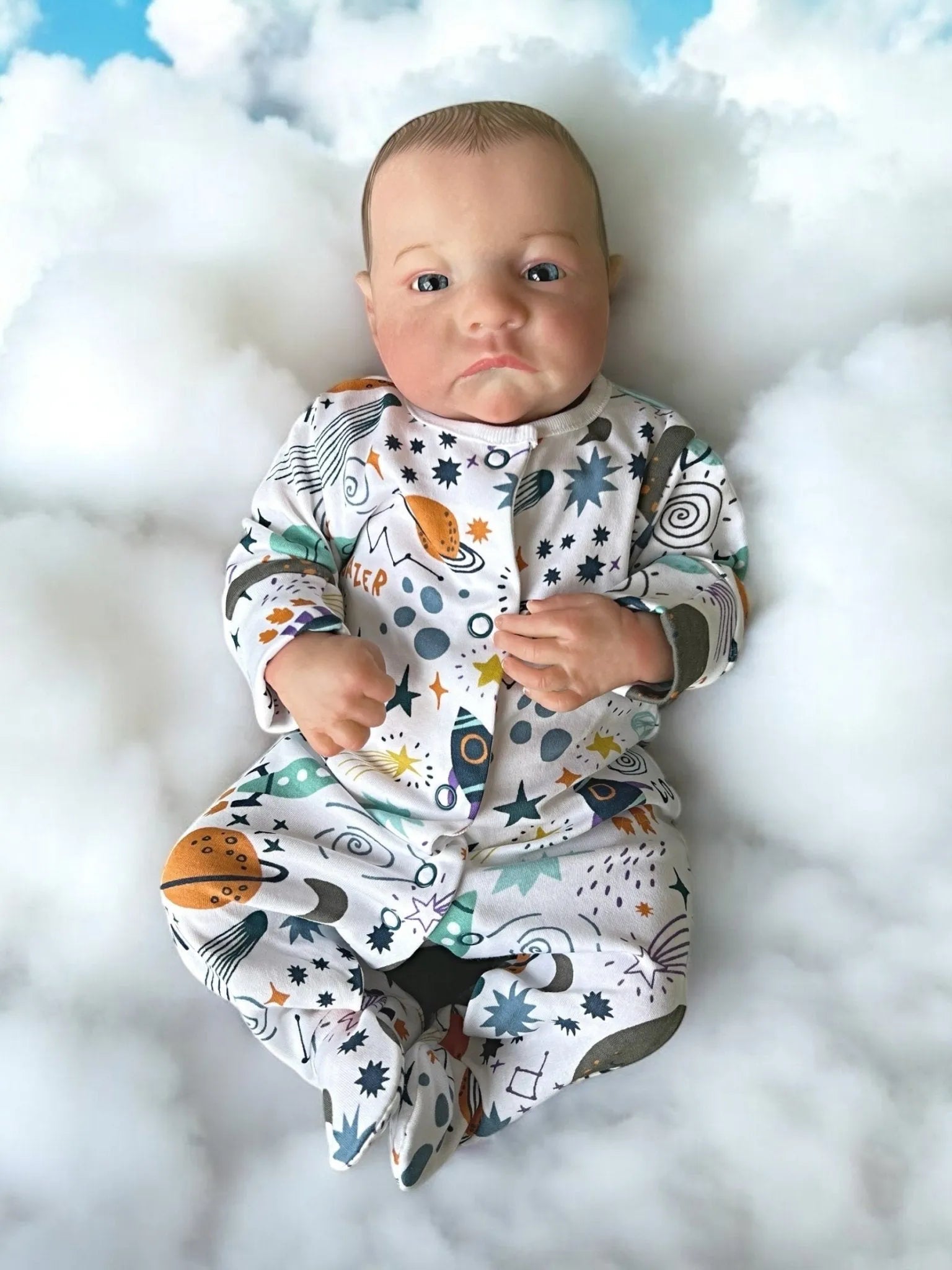 Realistic Newborn Doll Reborn Baby Cost Luca Open Eyed Reborn Doll