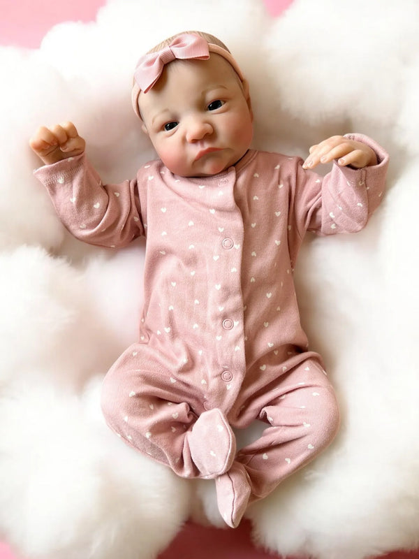 Lucy Open Eyed Reborn Doll – Realistic Baby Girl Ivy Reborns - Main Image