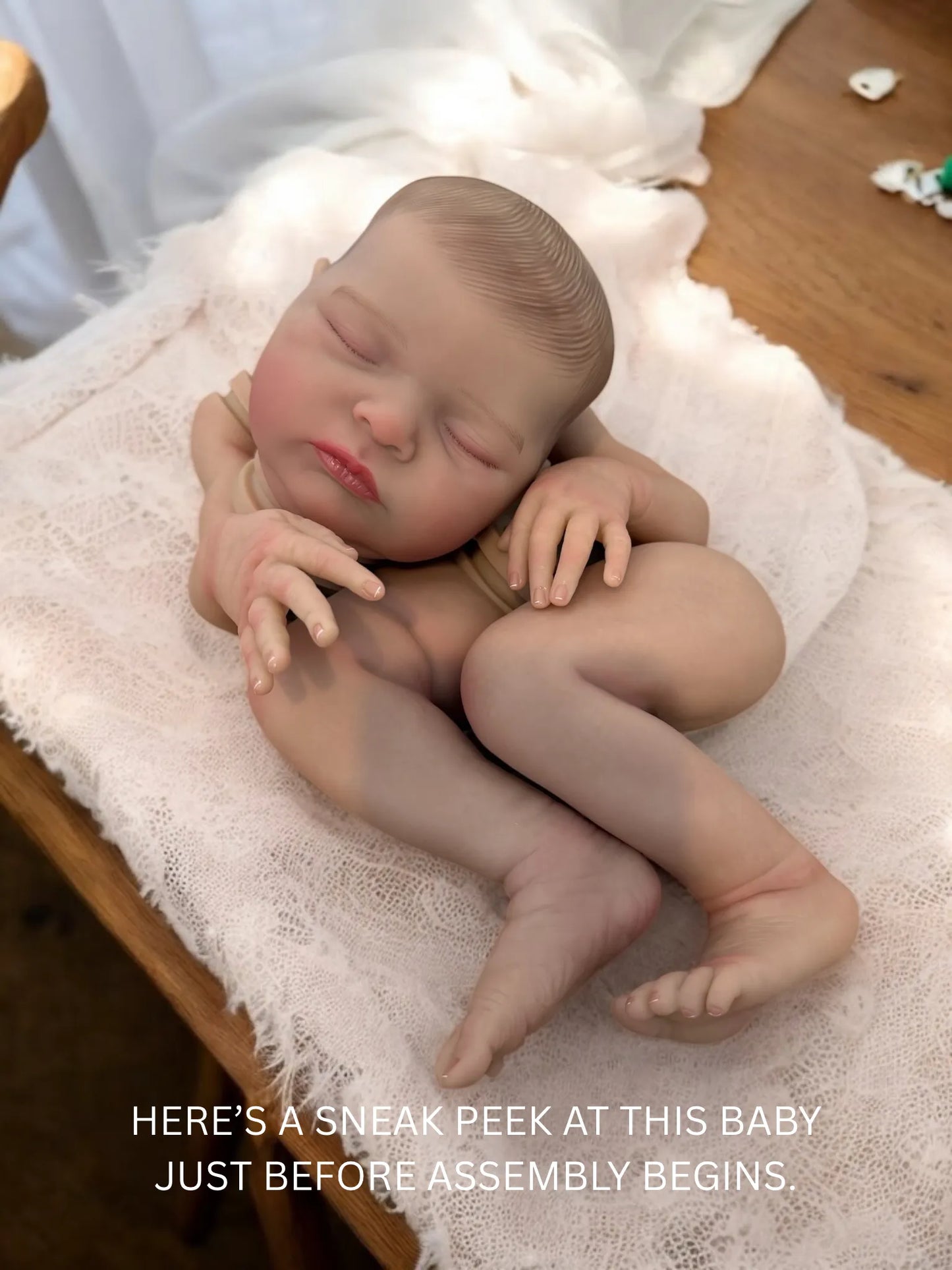 luna reborn doll work in progress