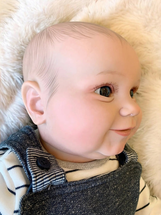 Morgan Open Eyed Toddler Reborn Doll - Ivy Reborns