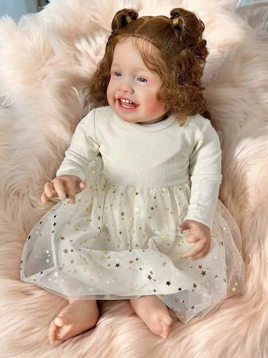 Myla Open Eyed Toddler Reborn Doll - Ivy Reborns
