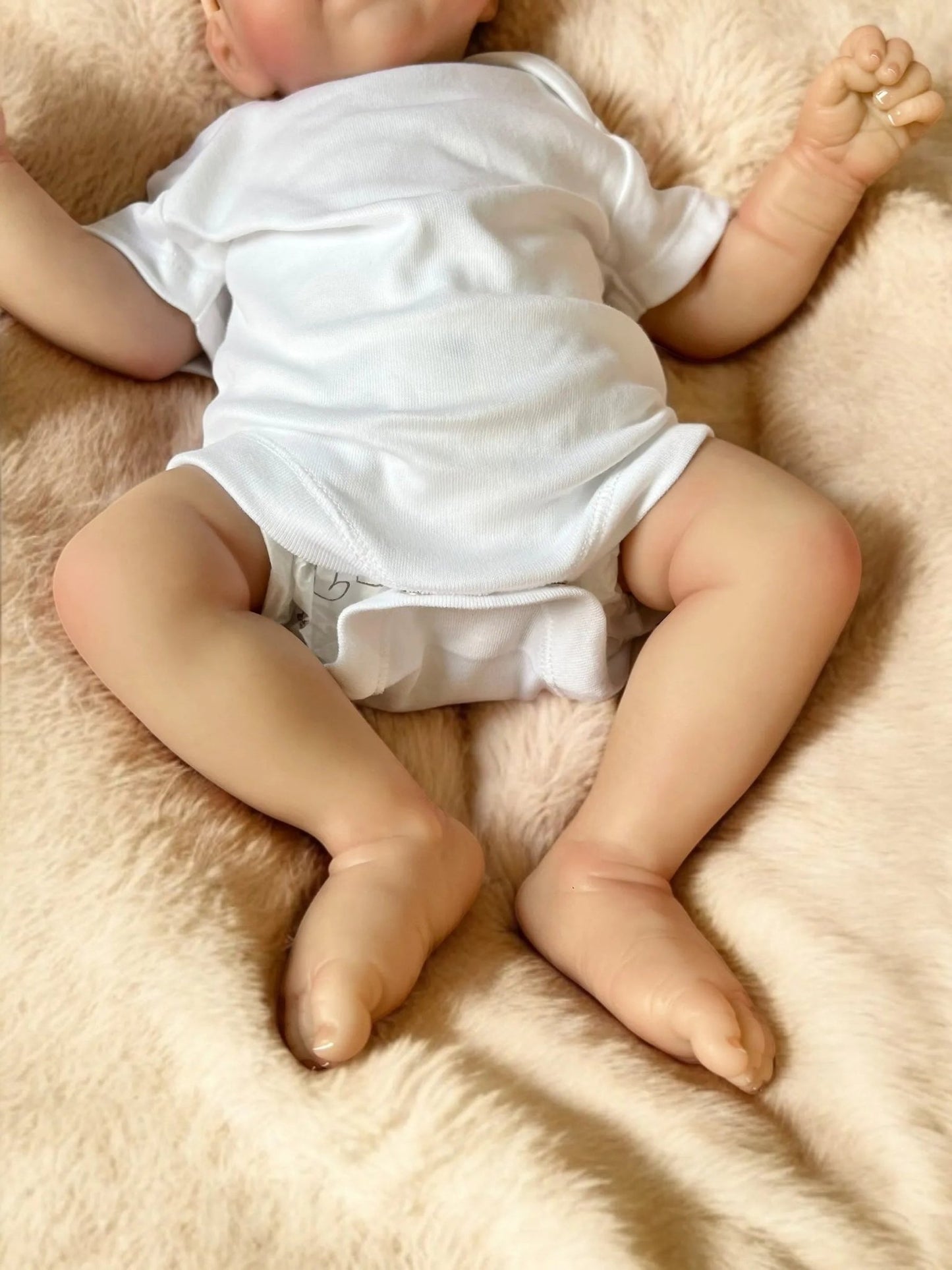 Phoebe Closed Eyed Reborn Doll - Ivy Reborns