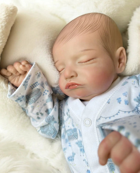 Rio Closed Eyed Reborn Doll - Ivy Reborns