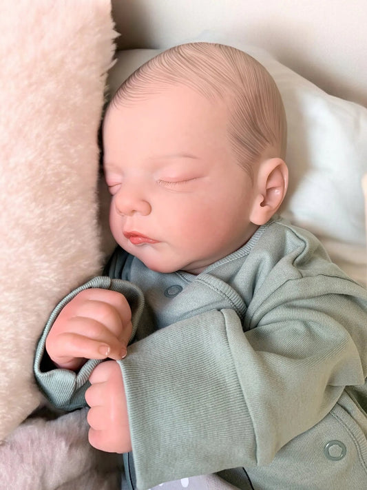 Sammy Closed Eyed Reborn Doll - Ivy Reborns