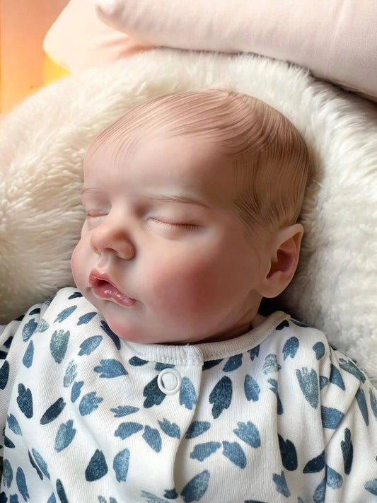 Theo Closed Eyed Reborn Doll - Ivy Reborns