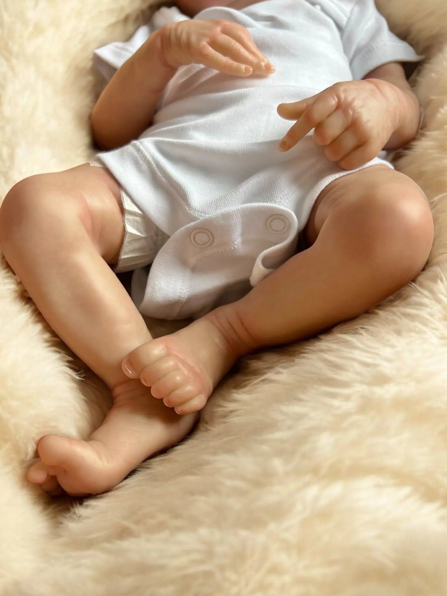 Tia Closed Eyed Reborn Doll - Ivy Reborns