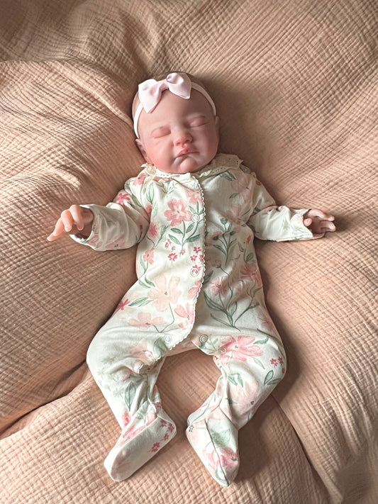 UK SELLER 21” Newborn Reborn Baby Girl Doll Asha