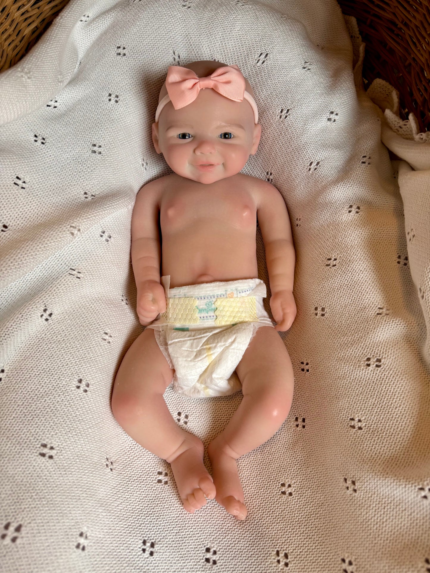 Aurora – Full Body Silicone Reborn Baby Doll | Realistic Newborn Girl