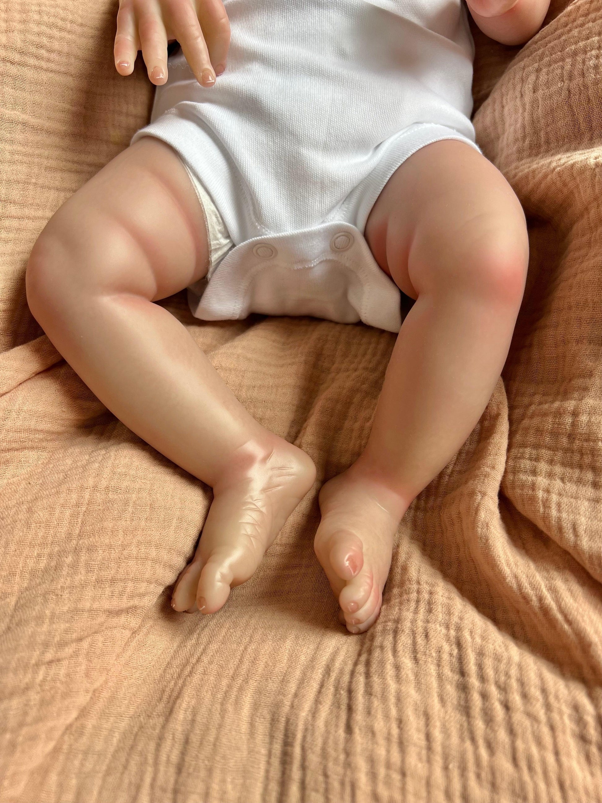 Asha Closed Eyed Reborn Doll - Ivy Reborns