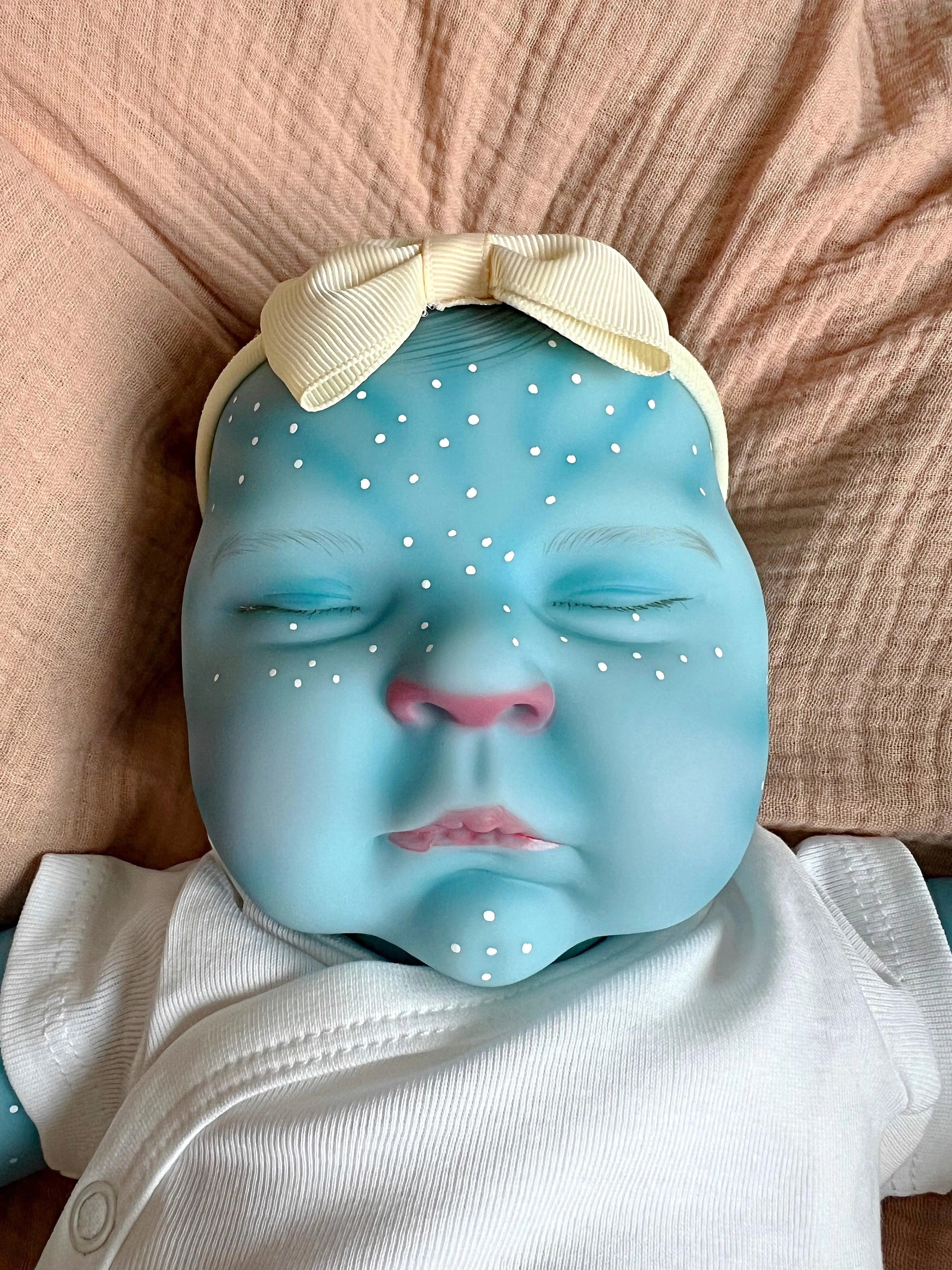 Avatar Navie Awake Open Eyed Baby Girl Reborn Doll Ivy Reborns