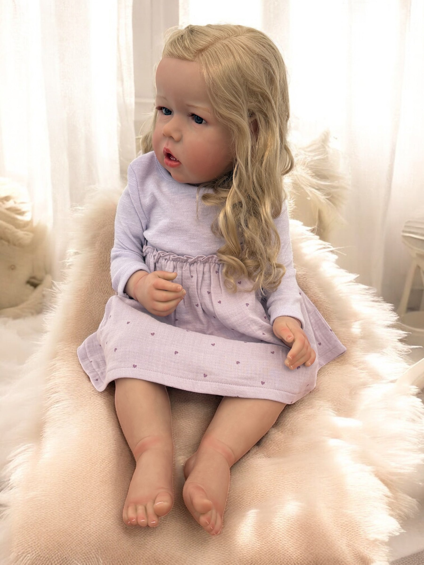 Bonnie Open Eyed Toddler Reborn Doll – Lifelike Baby Doll | Ivy