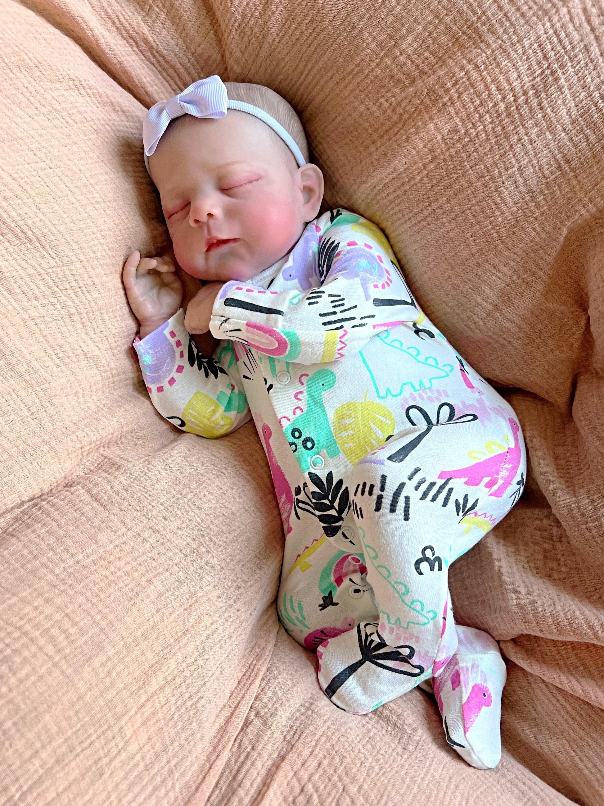 Ella Closed Eyed Reborn Doll - Ivy Reborns