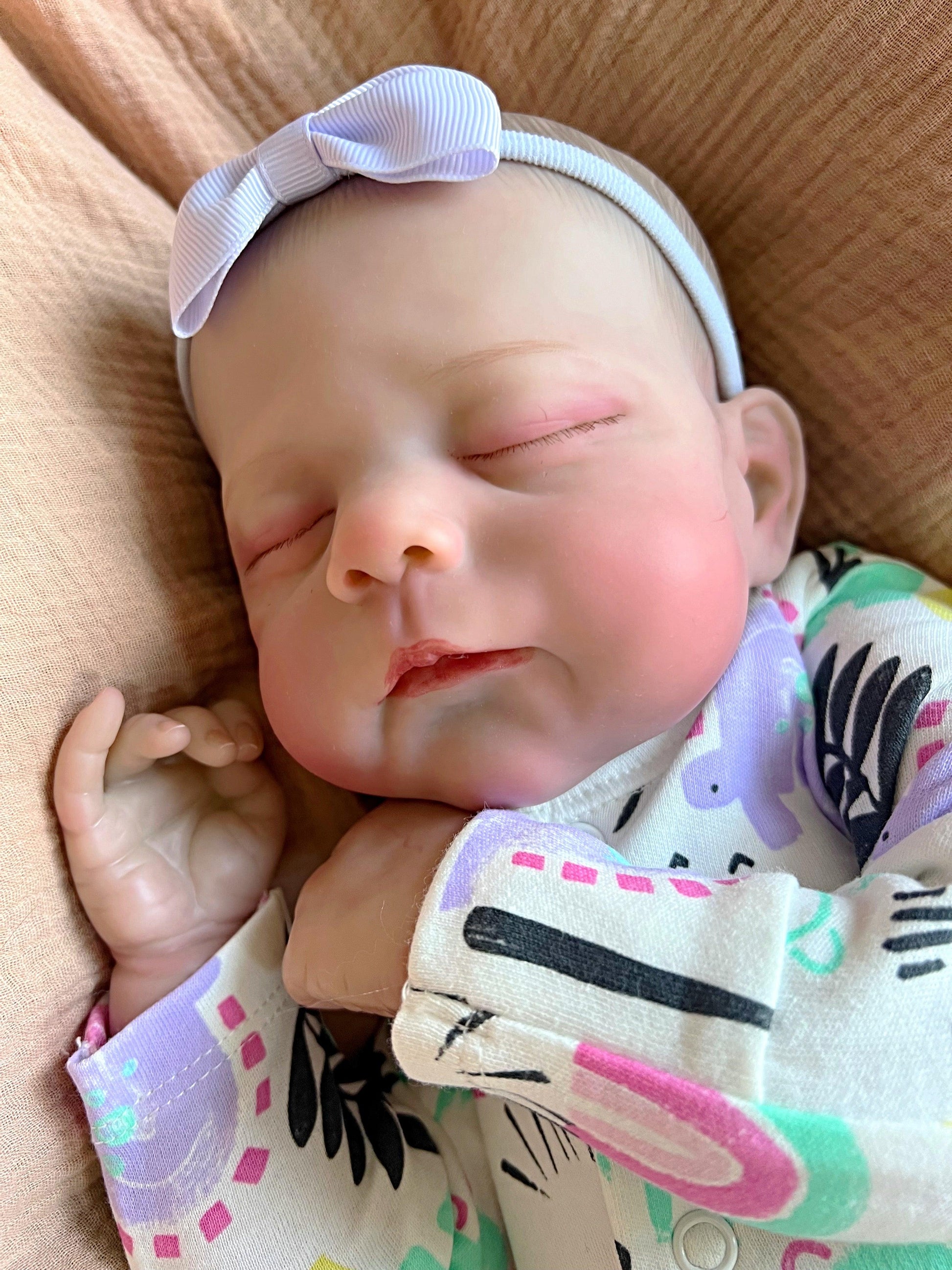 Ella Closed Eyed Reborn Doll - Ivy Reborns