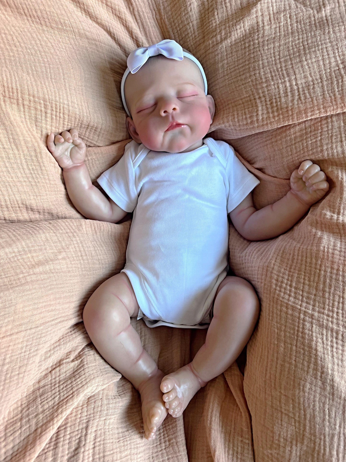 Ella Closed Eyed Reborn Doll - Ivy Reborns