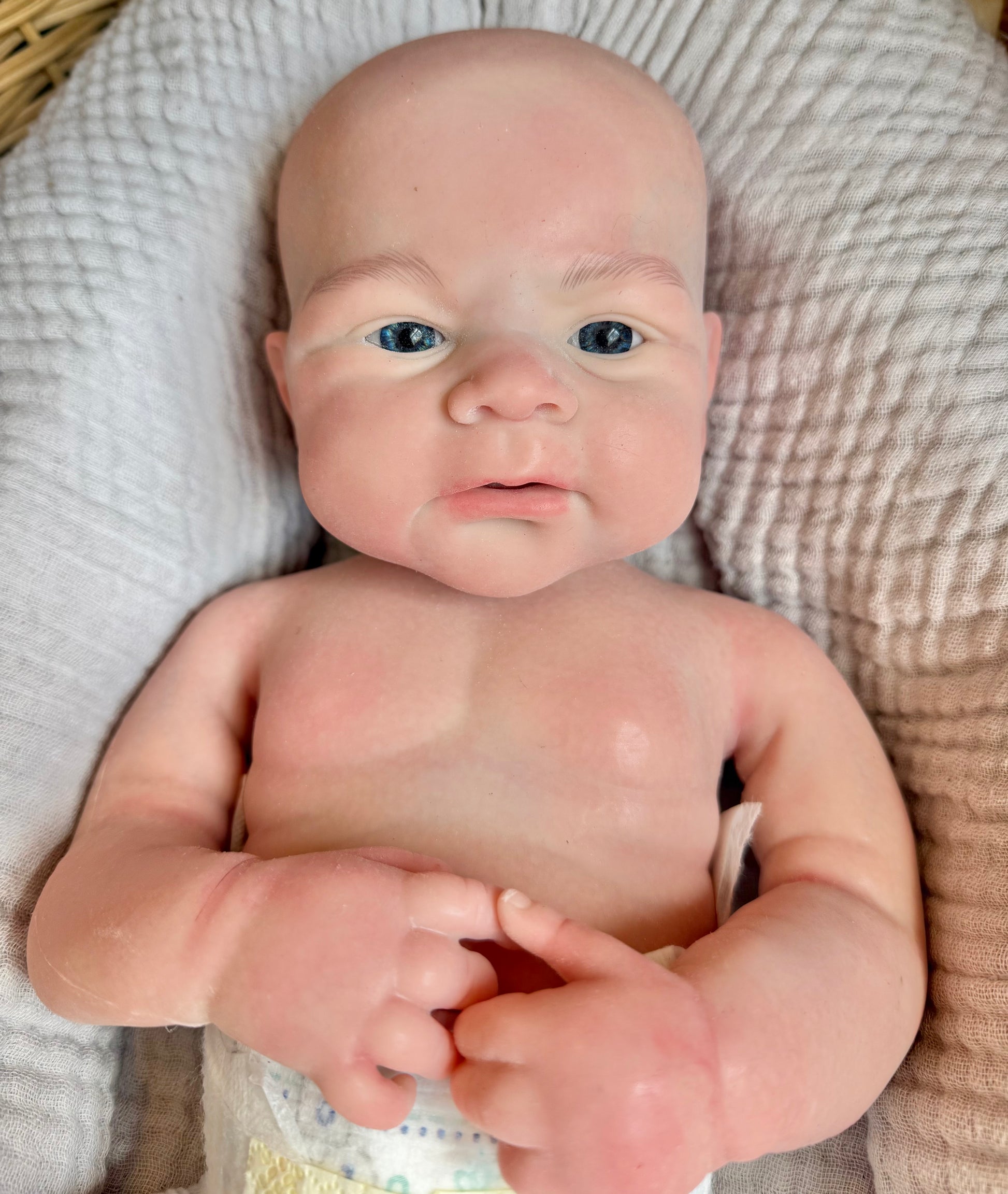 Ethan – Awake Full Silicone Reborn Baby Doll Boy