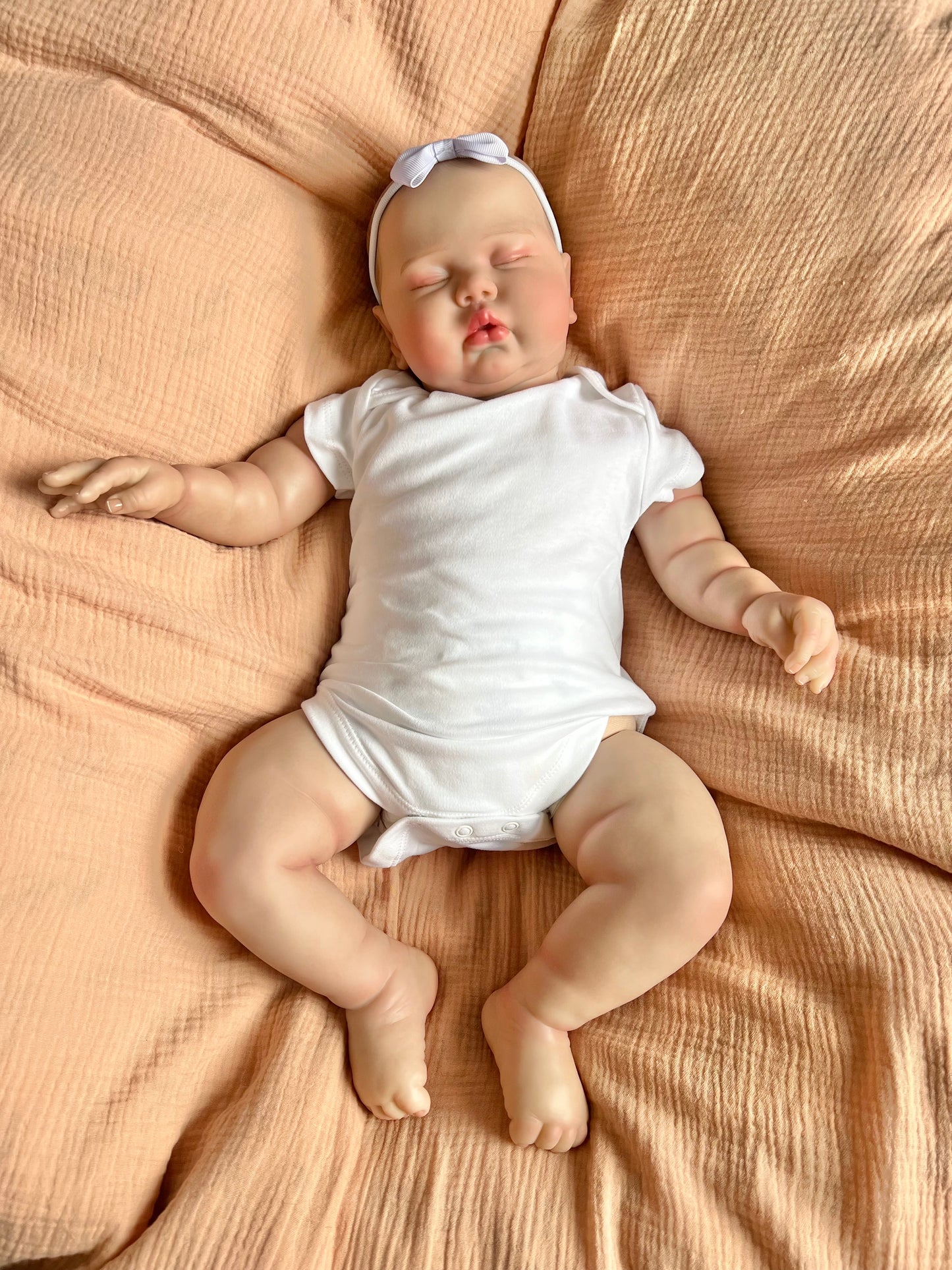 Scarlett Closed Eyed Toddler Reborn Doll