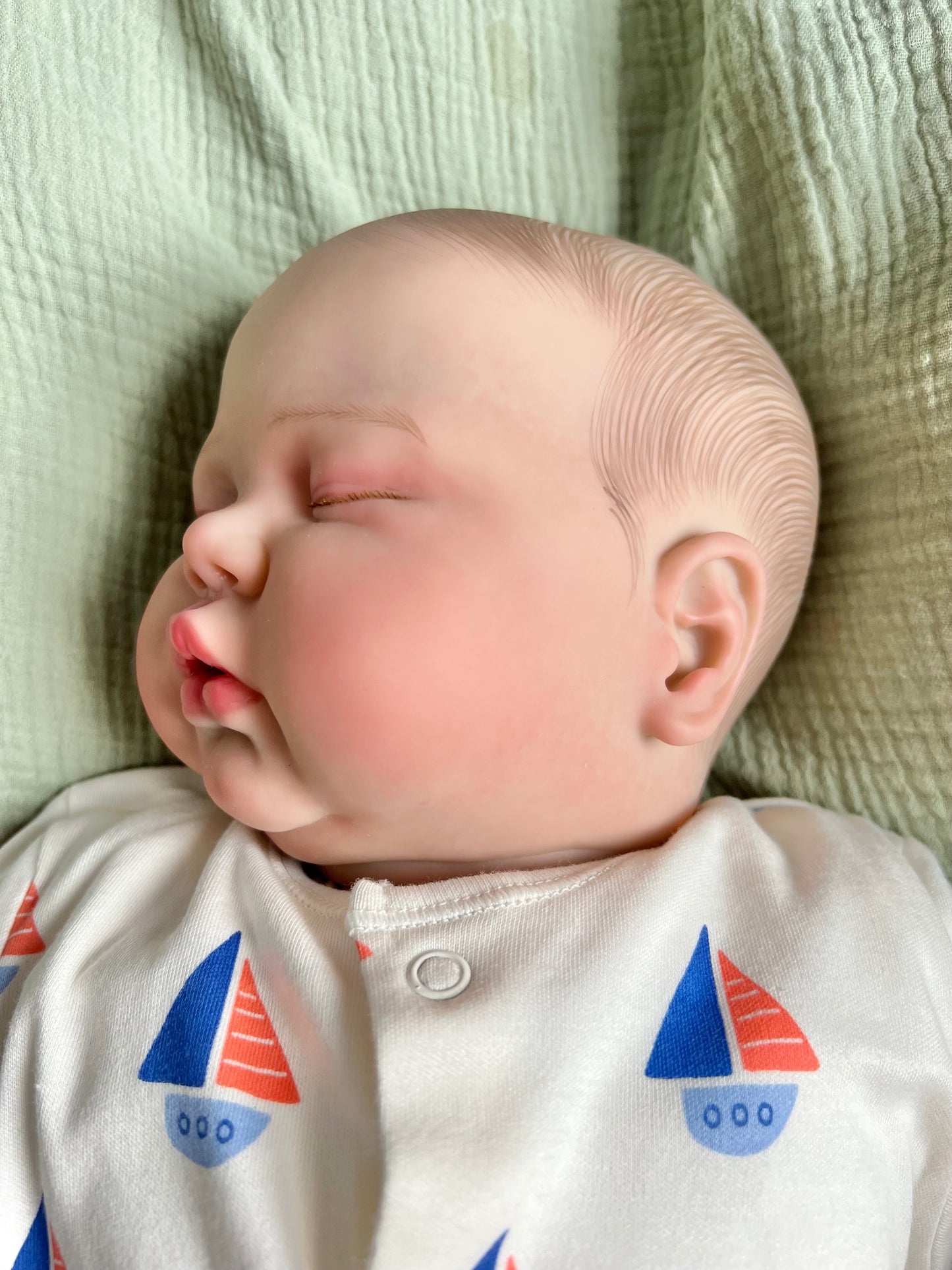 Sage Closed Eyed Toddler Reborn Doll