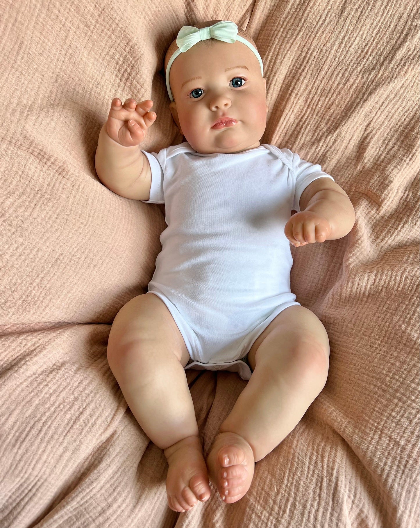 Joy Open Eyed Toddler Reborn Doll - Ivy Reborns