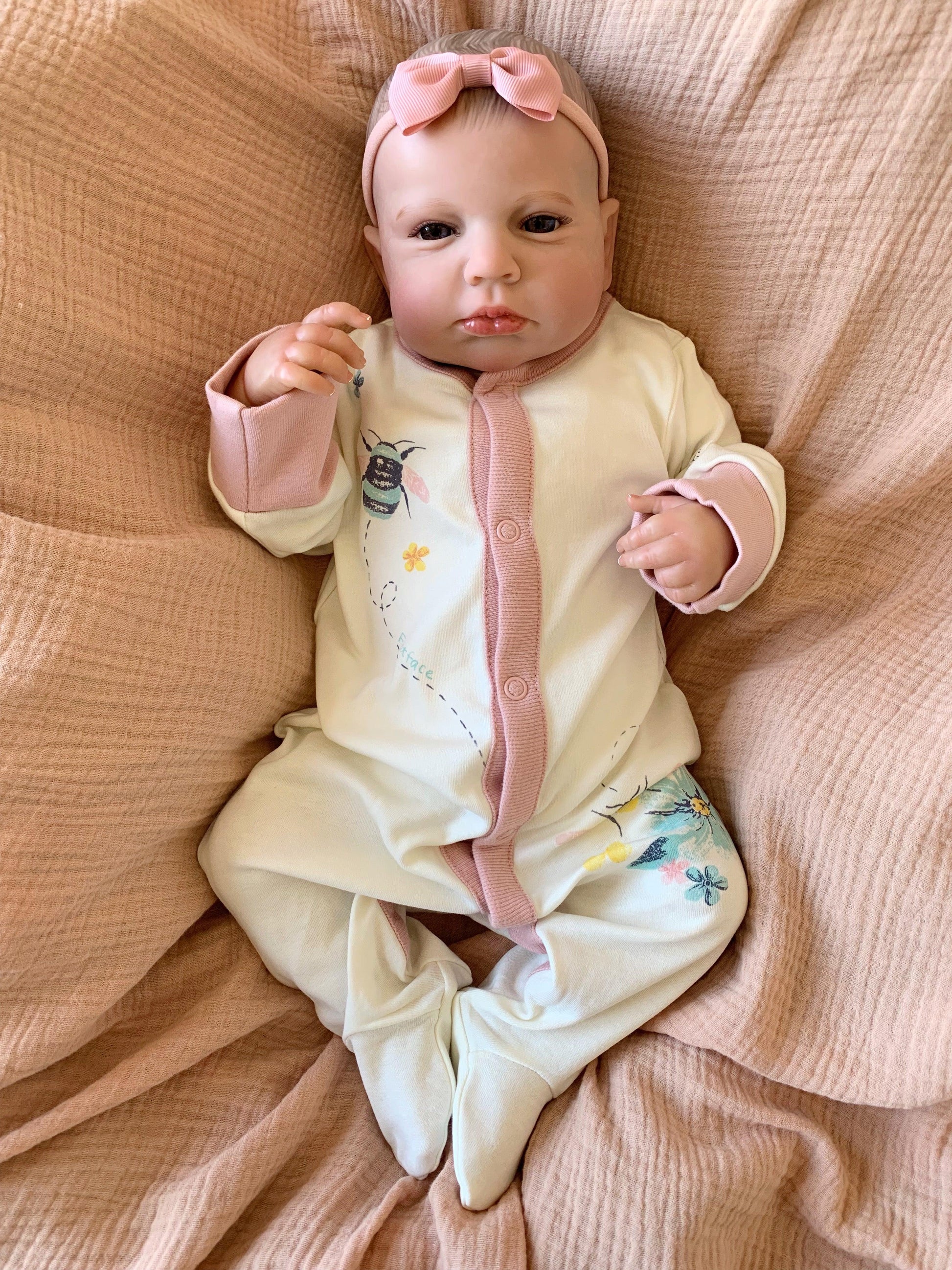 Lilly Open Eyes Reborn Doll - Ivy Reborns