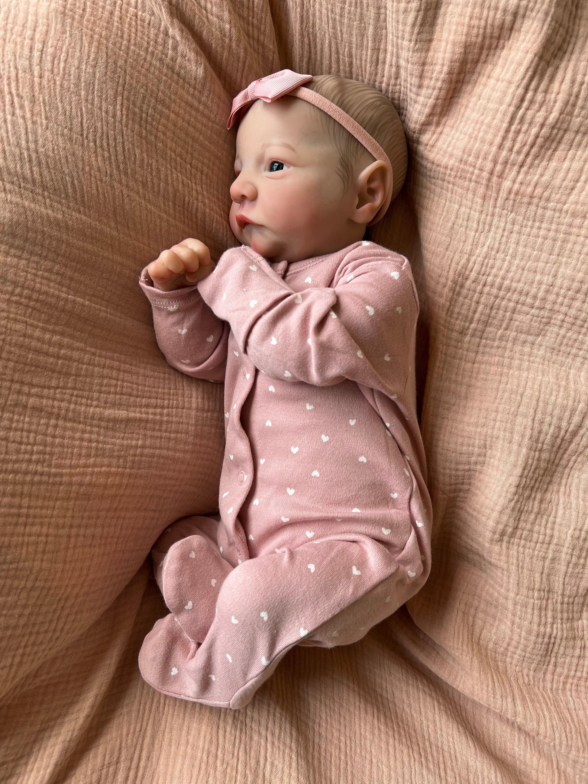 Lucy Open Eyed Reborn Doll - Ivy Reborns