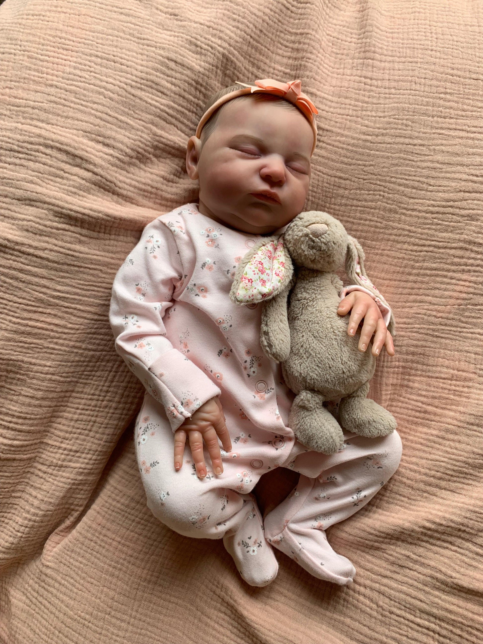 Luna Closed Eyed Reborn Doll - Ivy Reborns