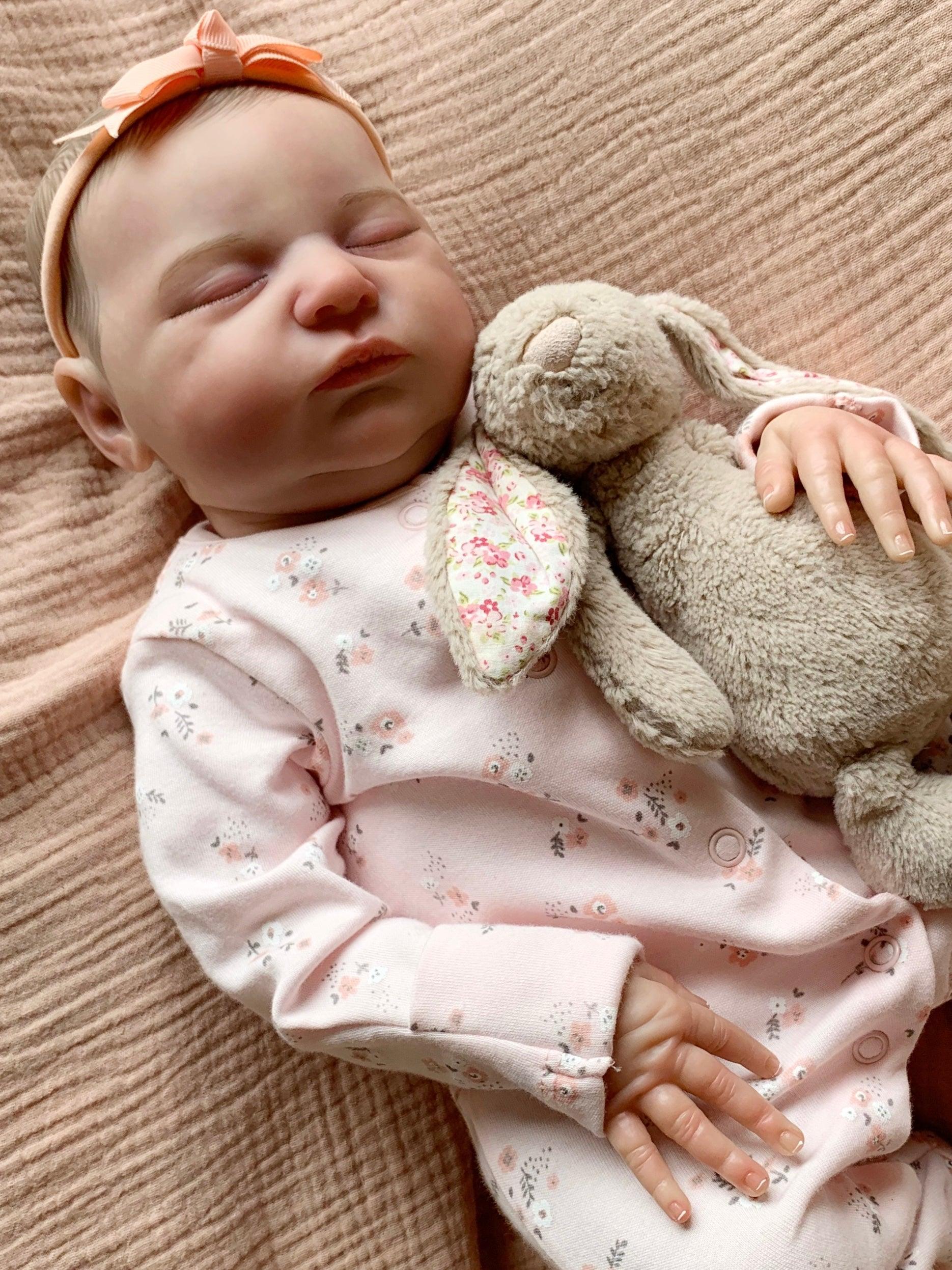 Luna Closed Eyed Reborn Doll - Ivy Reborns