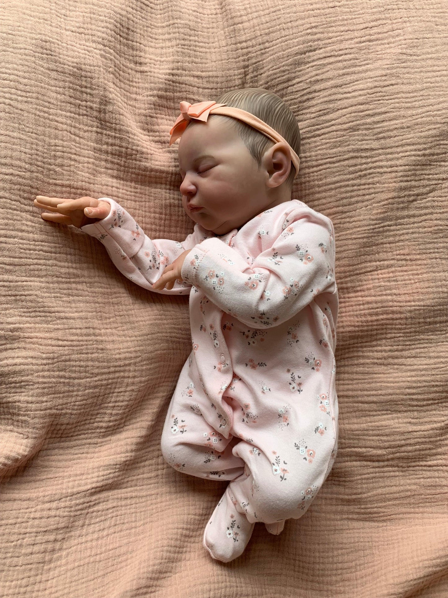 Luna Closed Eyed Reborn Doll - Ivy Reborns