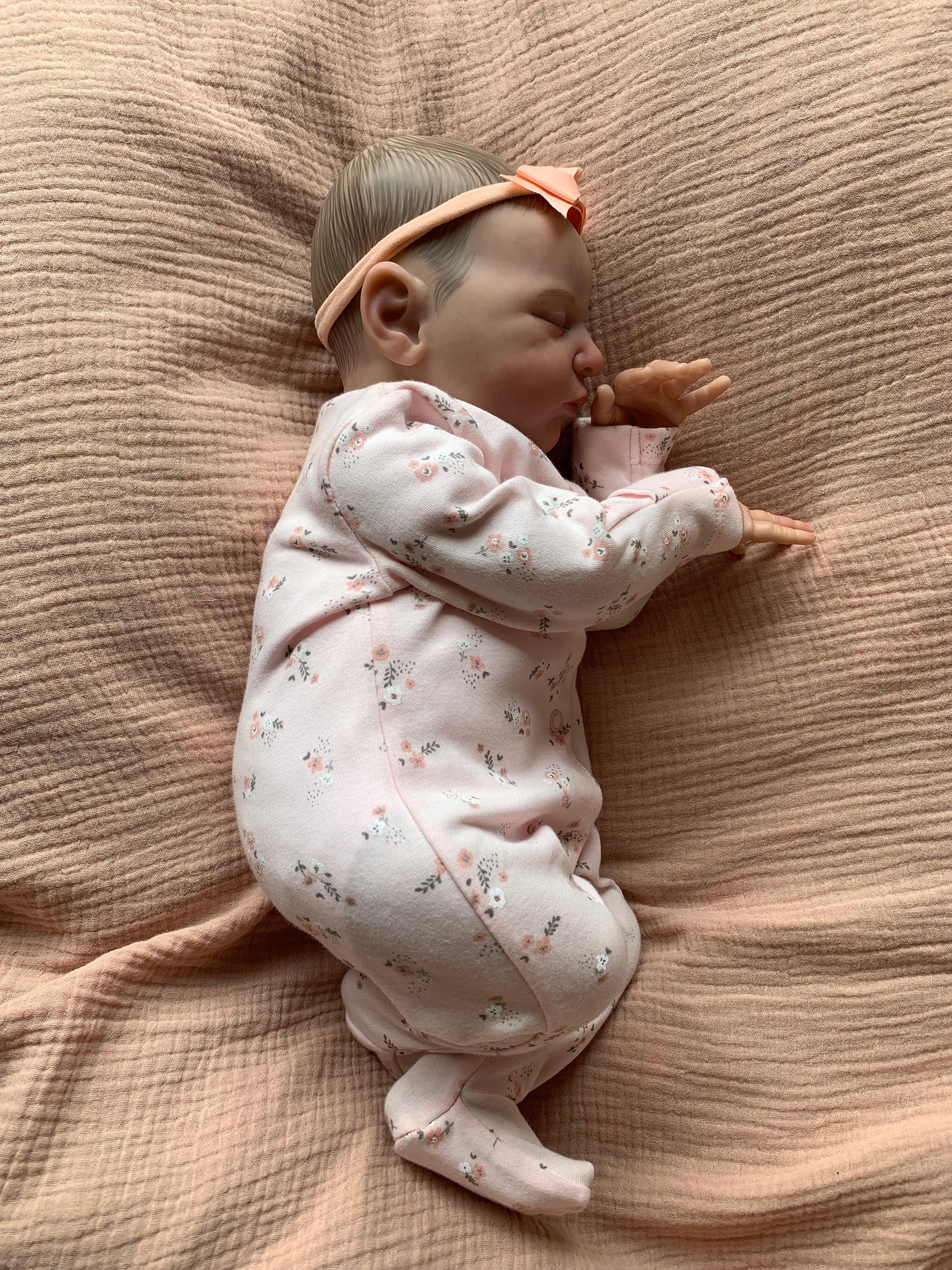 Luna Closed Eyed Reborn Doll - Ivy Reborns