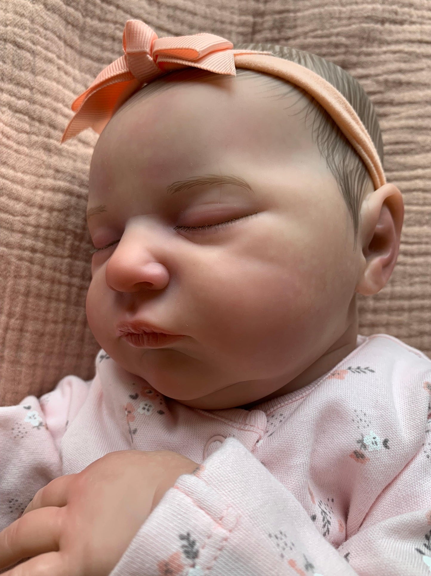 Luna Closed Eyed Reborn Doll - Ivy Reborns