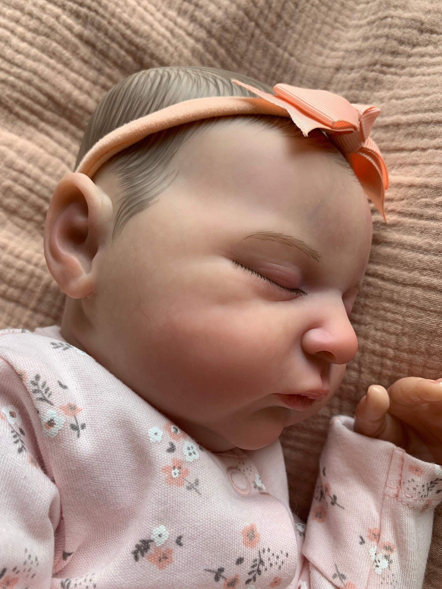 Luna Closed Eyed Reborn Doll - Ivy Reborns