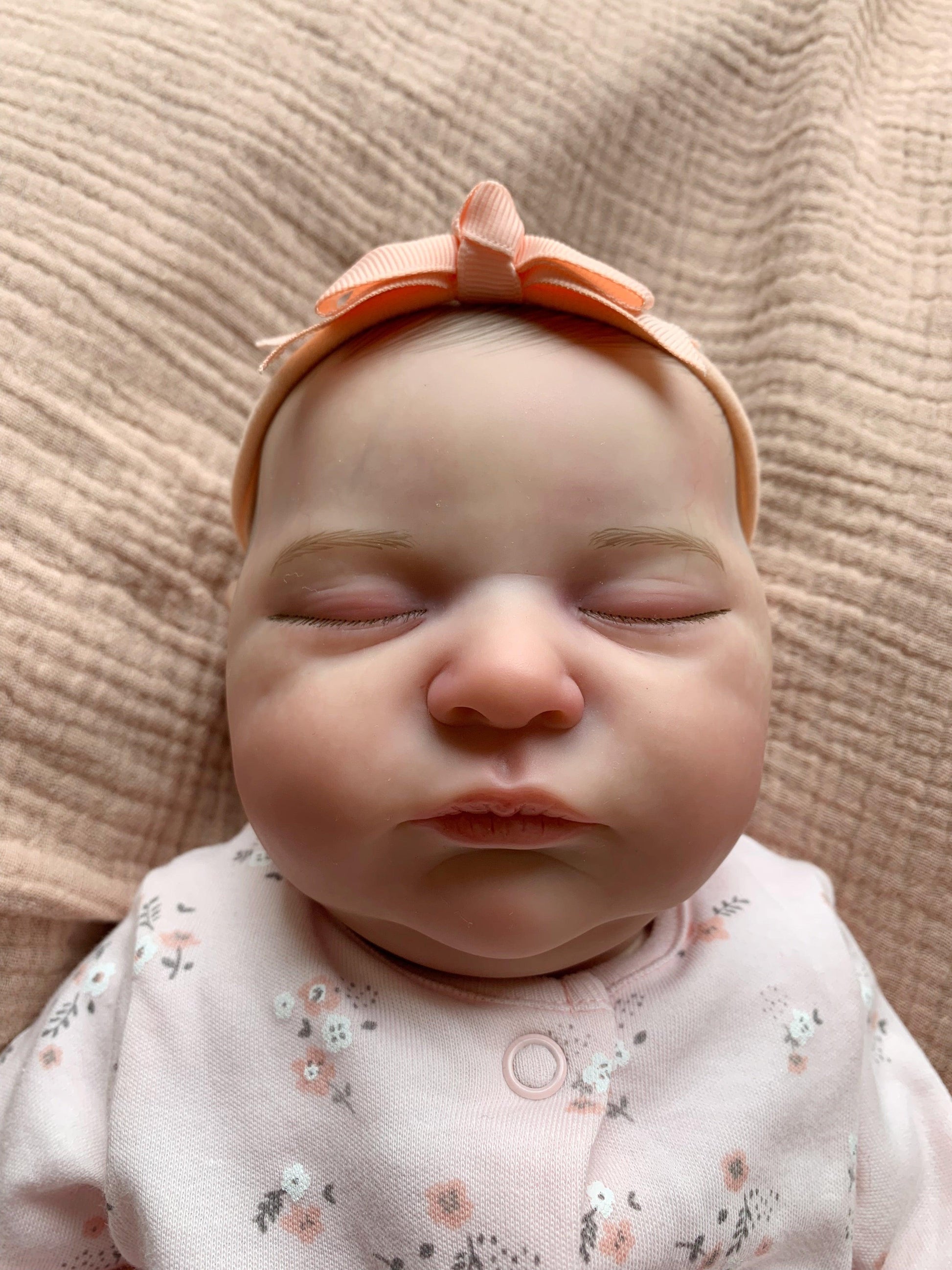 Luna Closed Eyed Reborn Doll - Ivy Reborns