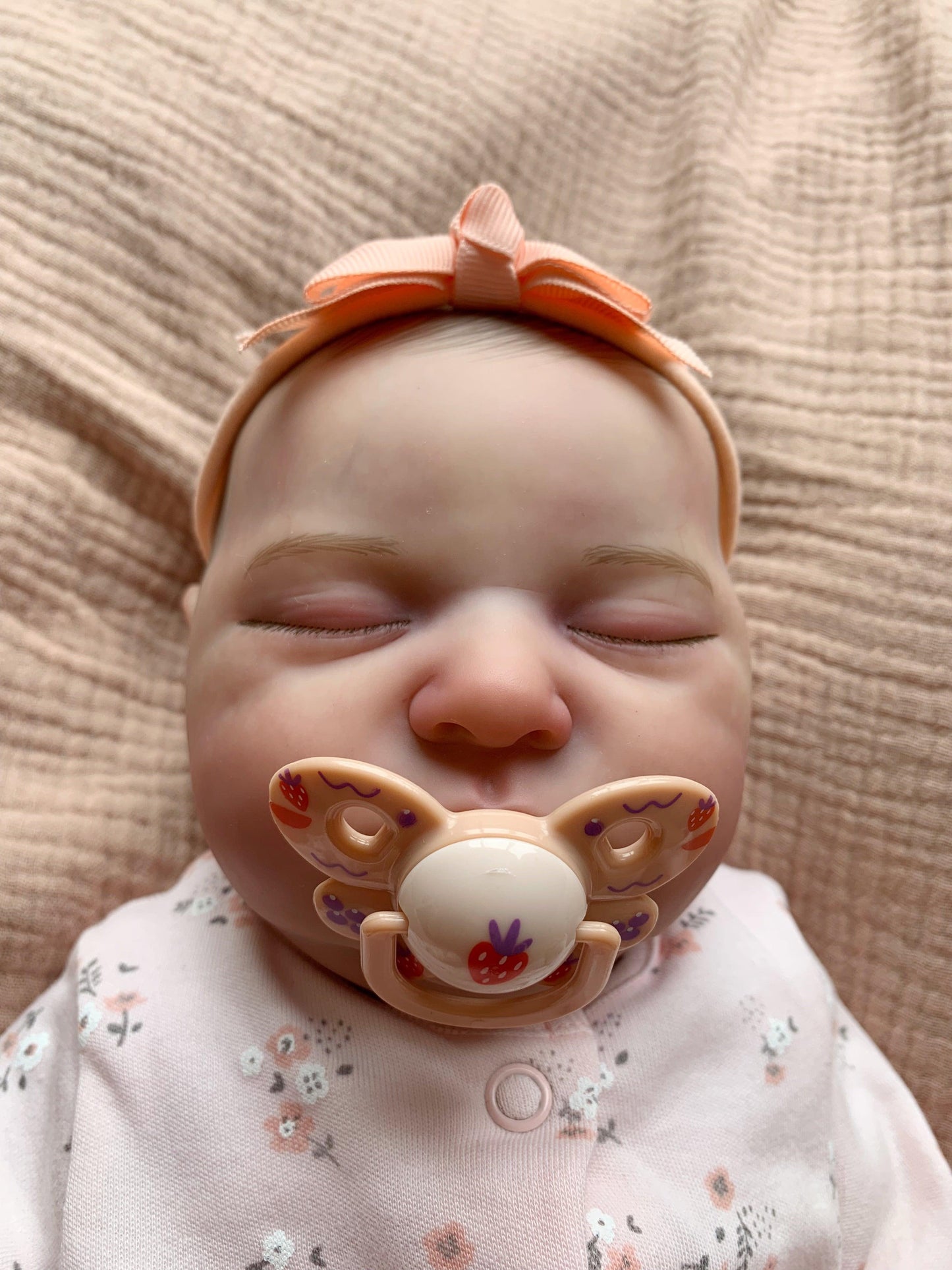 Luna Closed Eyed Reborn Doll - Ivy Reborns