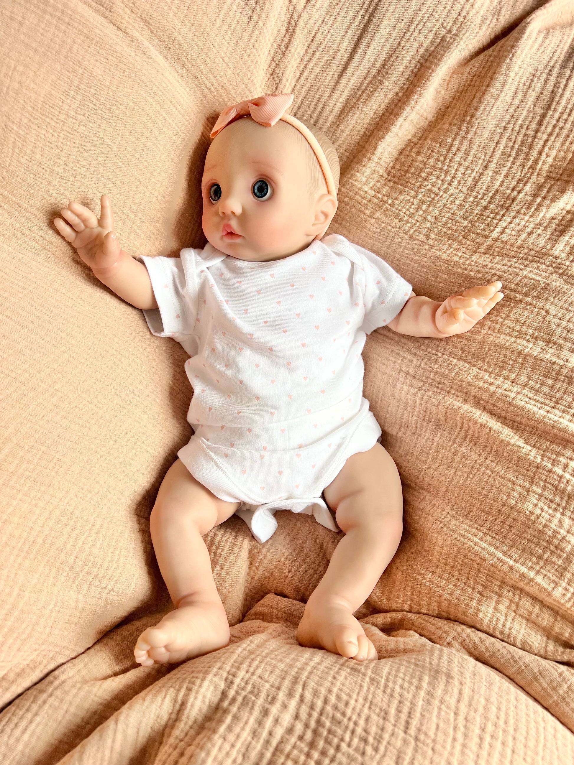 Pearl Open Eyed Reborn Doll