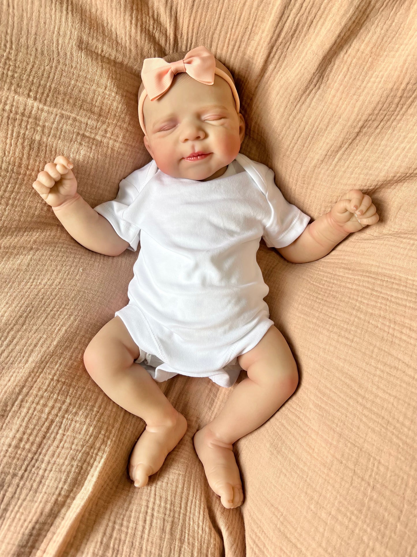 Phoebe Closed Eyed Reborn Doll