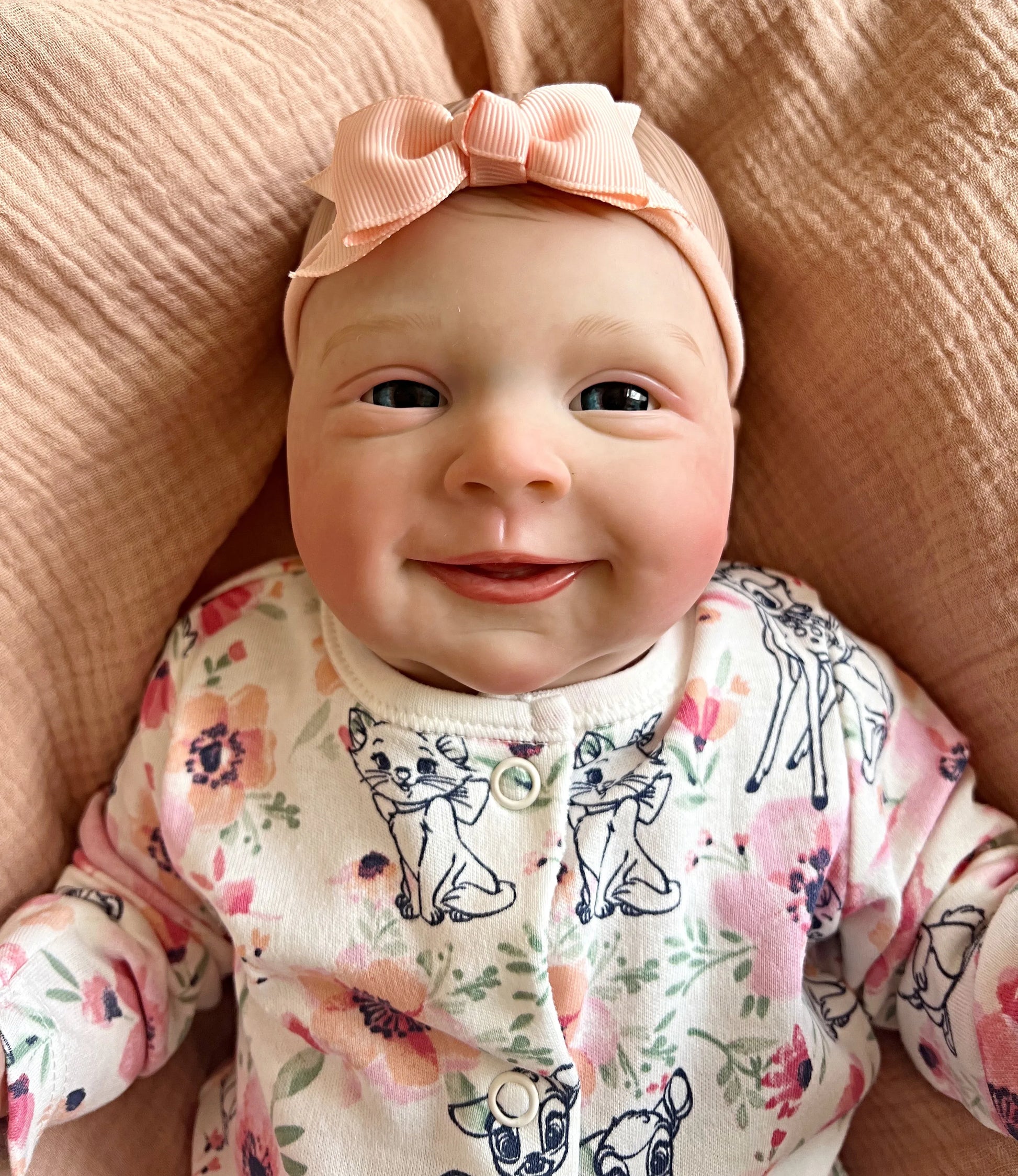 Polly Open Eyed Reborn Doll - Ivy Reborns