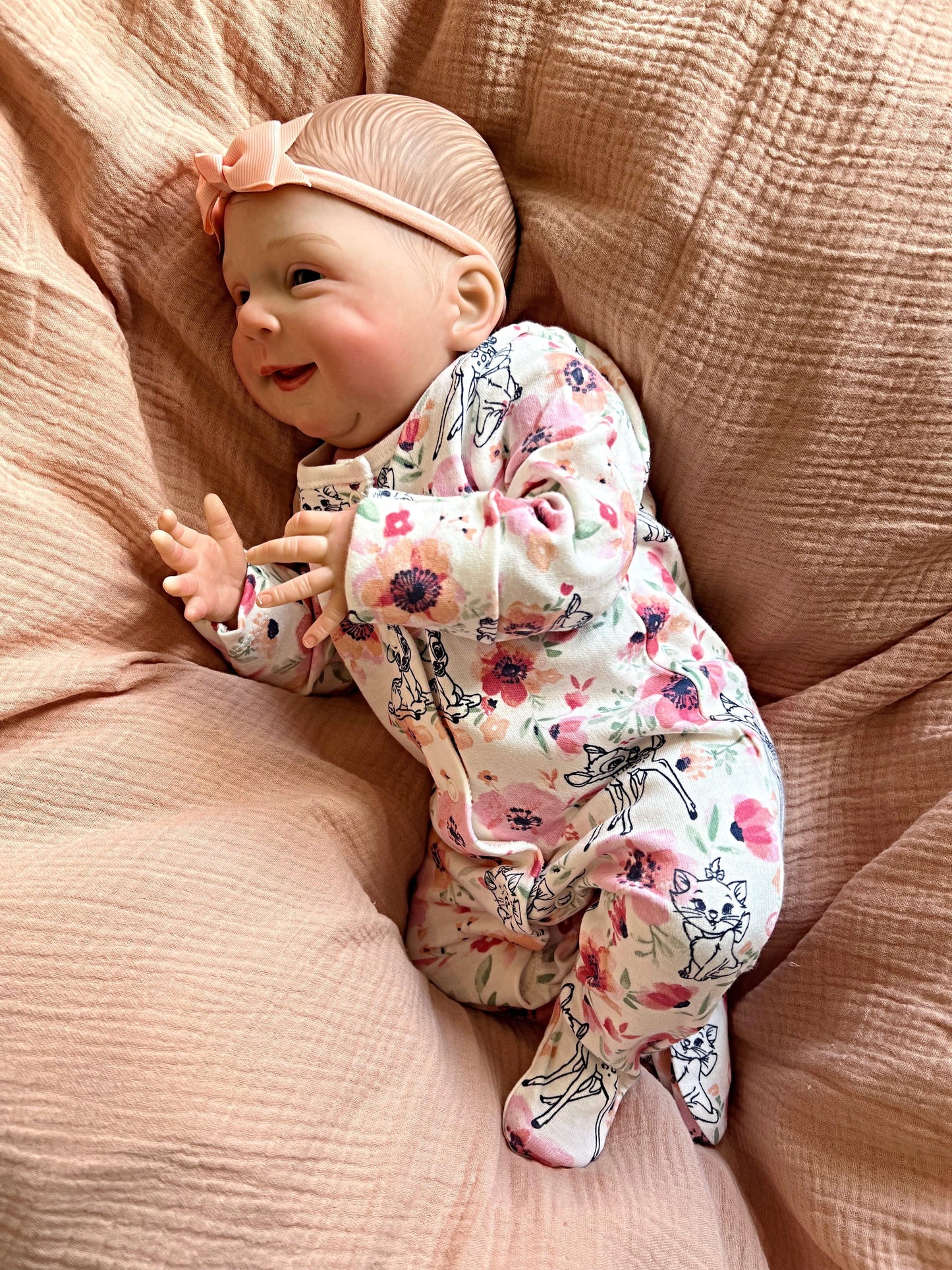 Polly Open Eyed Reborn Doll - Ivy Reborns