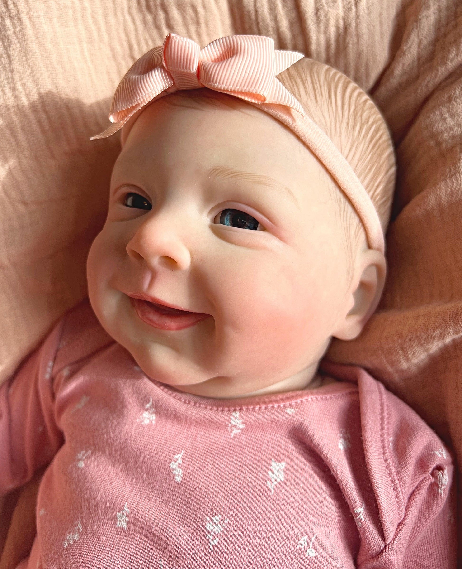 Polly Open Eyed Reborn Doll - Ivy Reborns