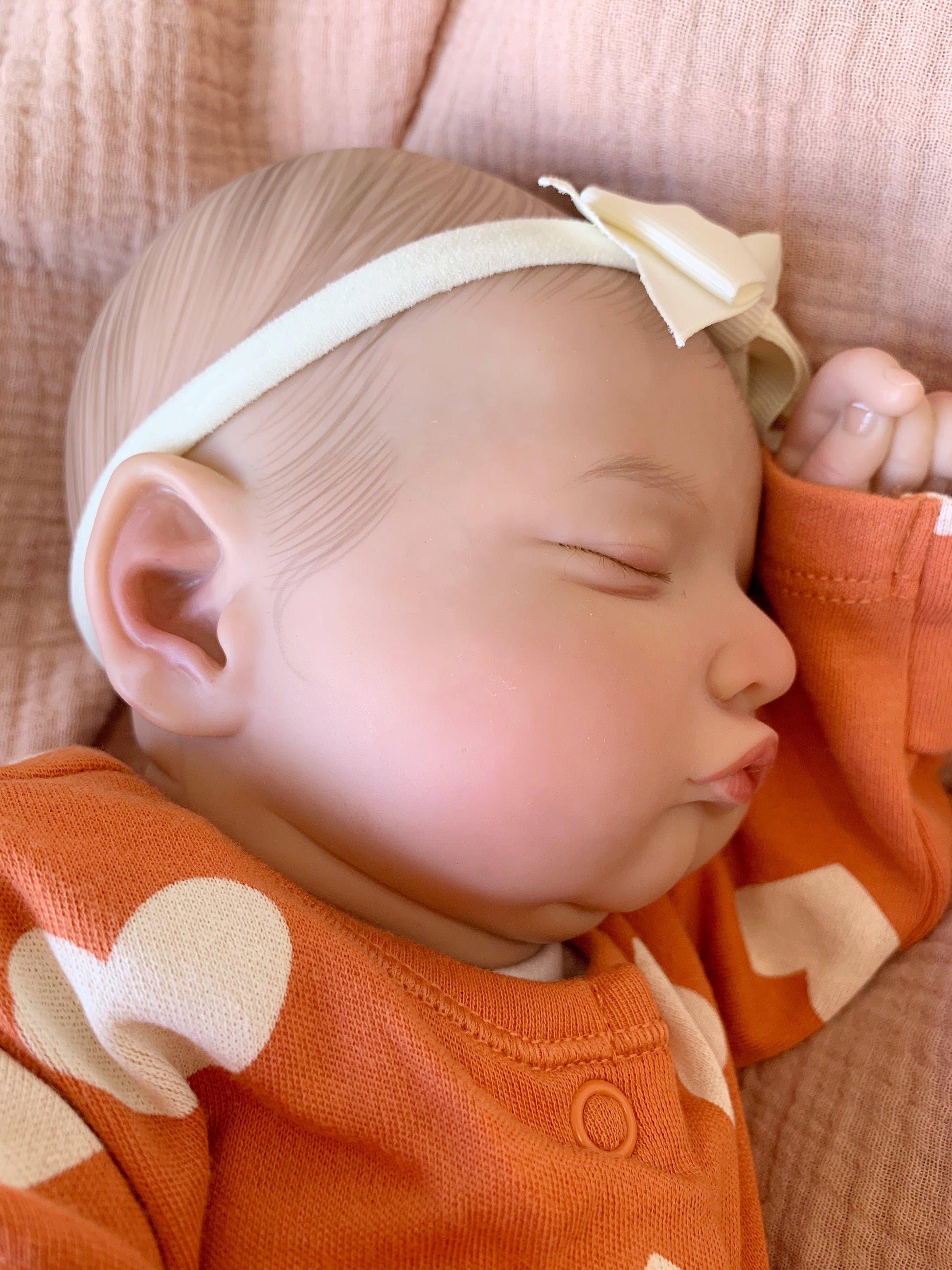 Rosie Closed Eyed Reborn Doll - Ivy Reborns