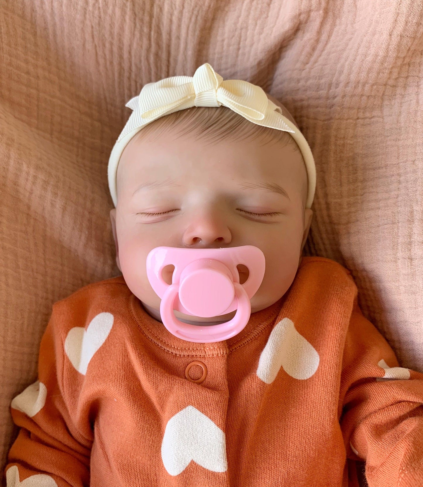 Rosie Closed Eyed Reborn Doll - Ivy Reborns