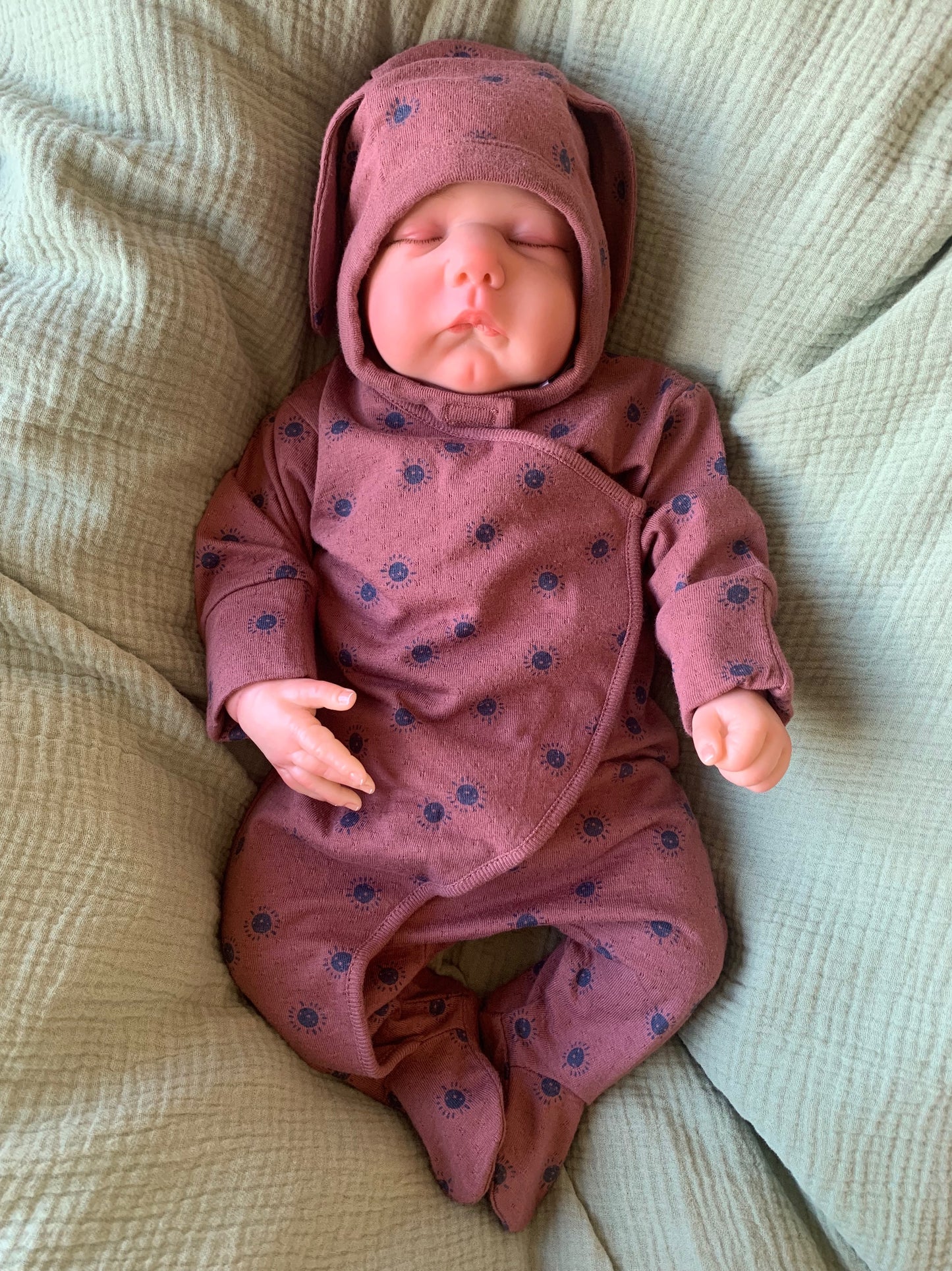 Ruben Closed Eyed Reborn Doll