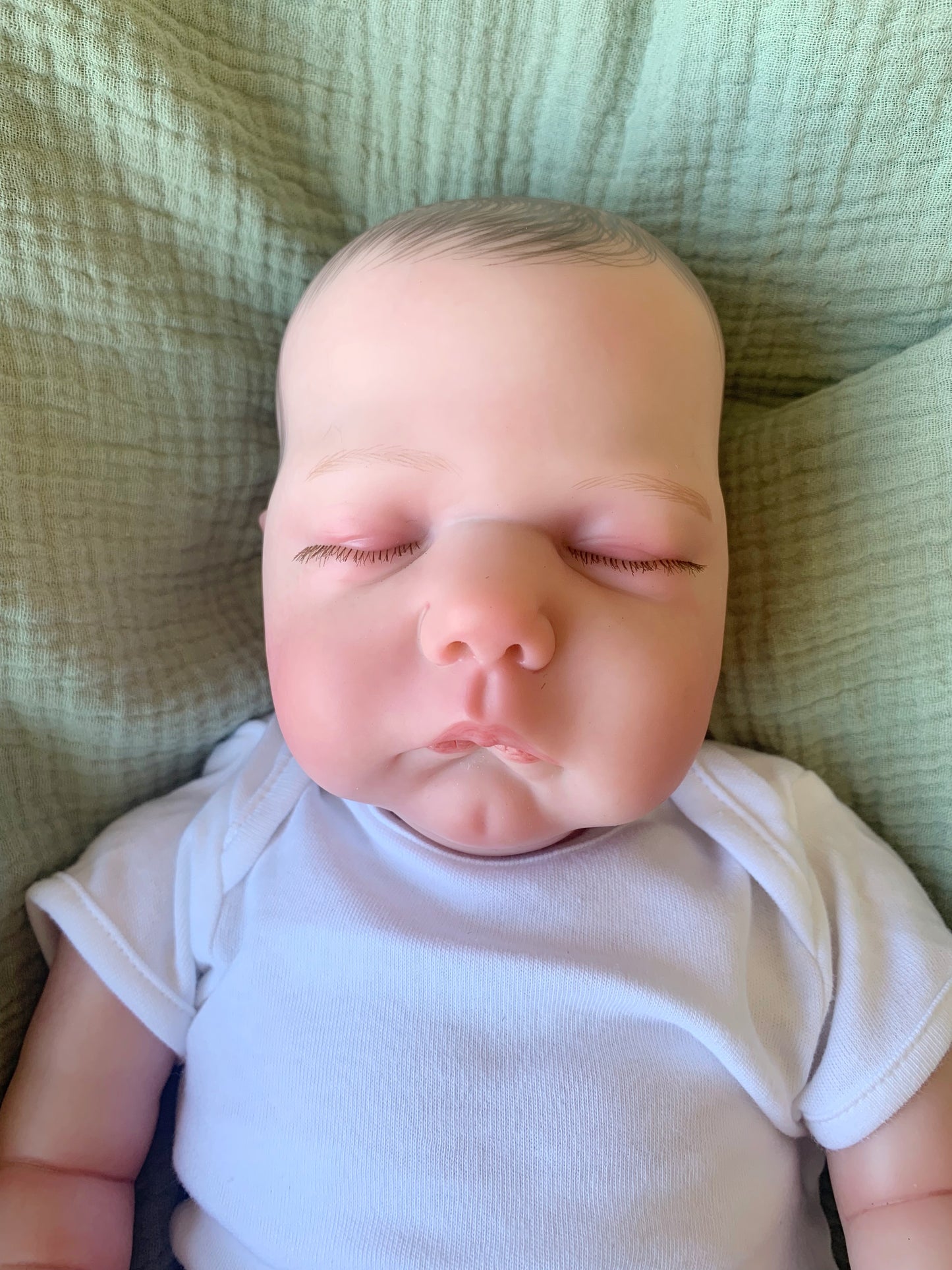 Ruben Closed Eyed Reborn Doll