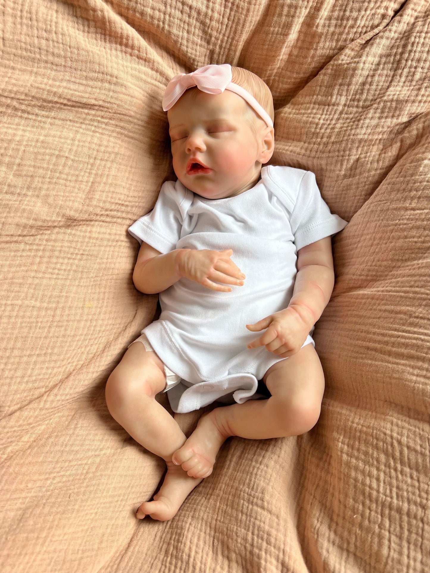 Tia Closed Eyed Reborn Doll - Ivy Reborns